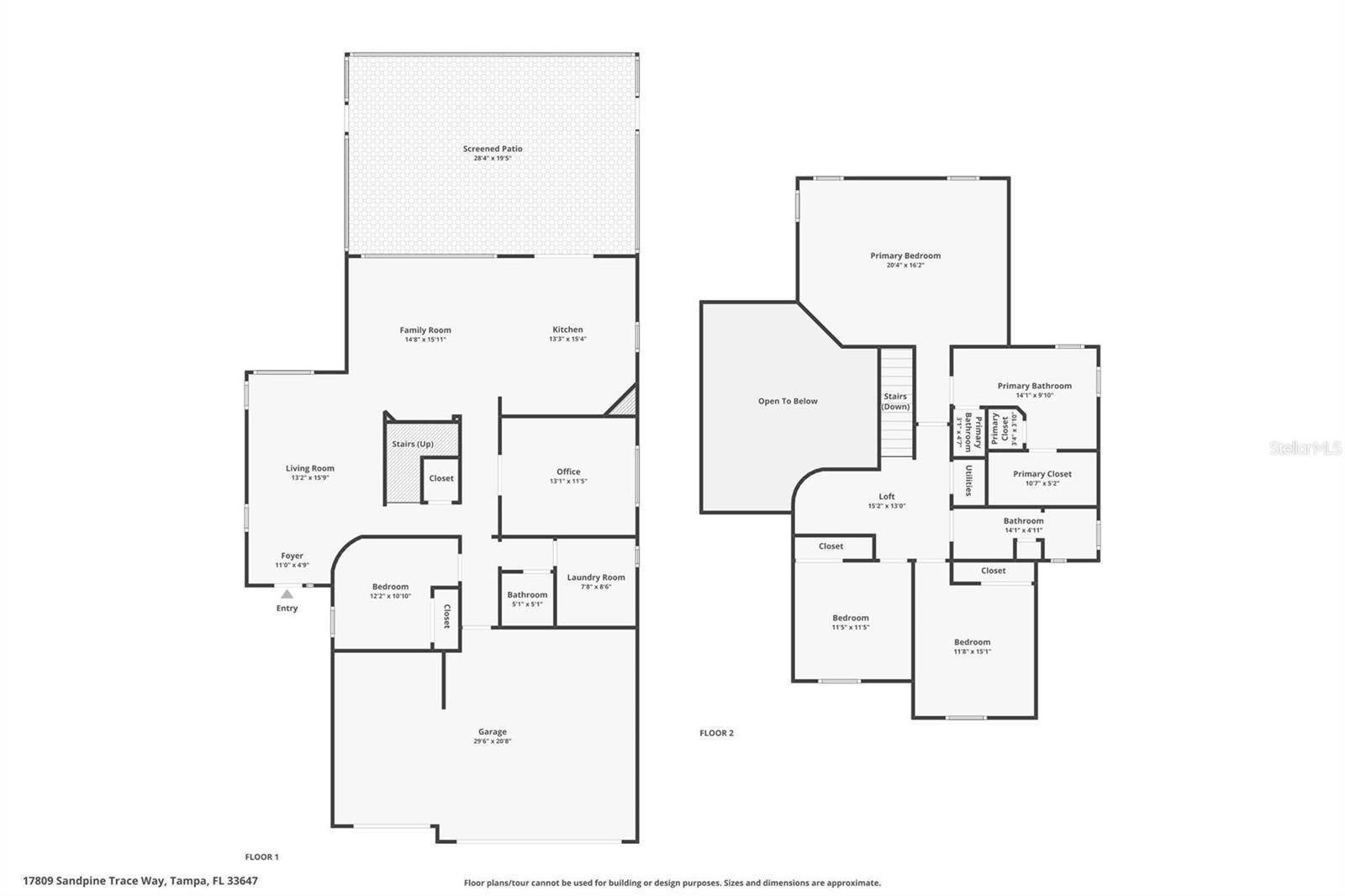 1st and 2nd floor