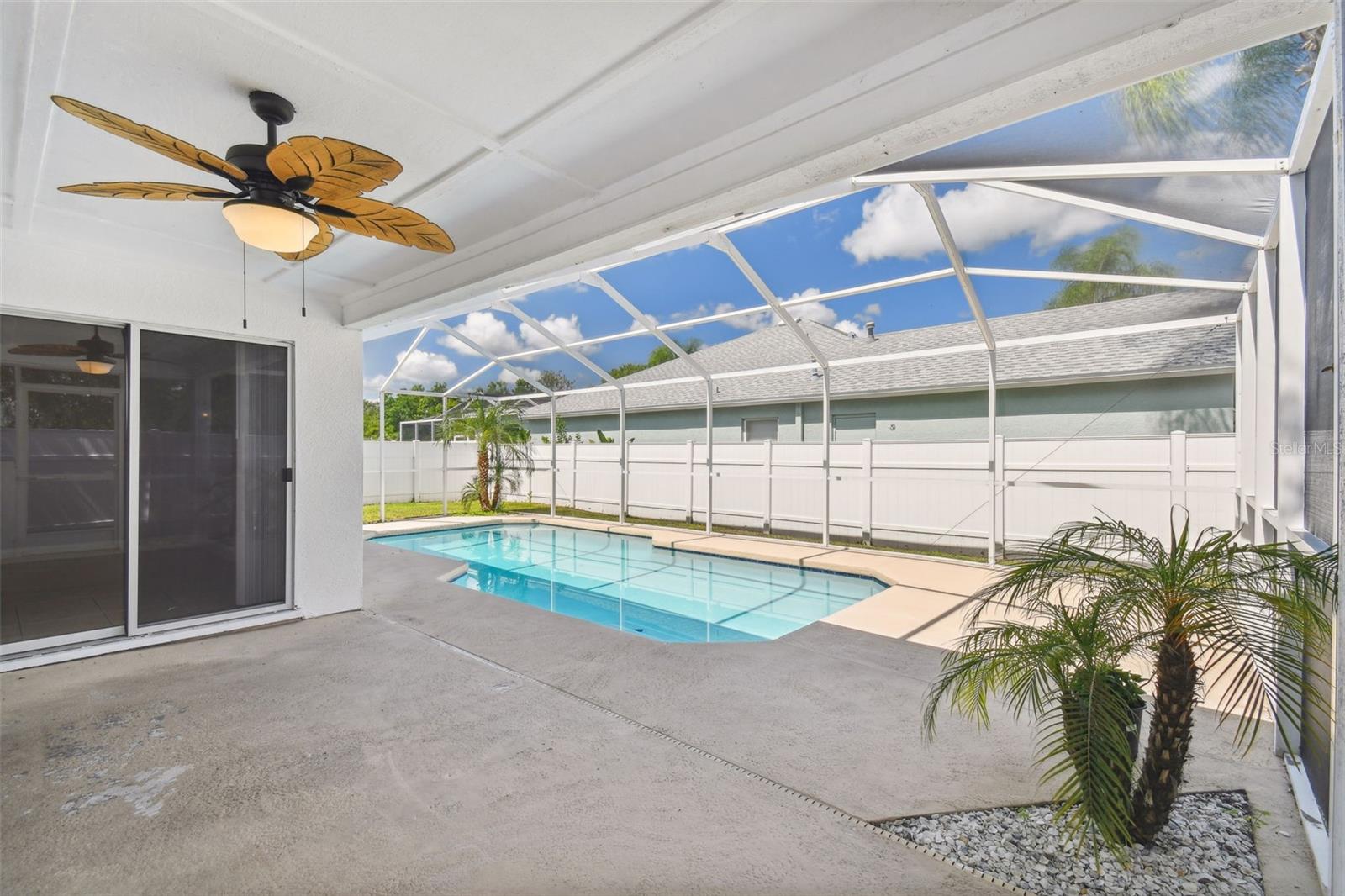 Backyard patio