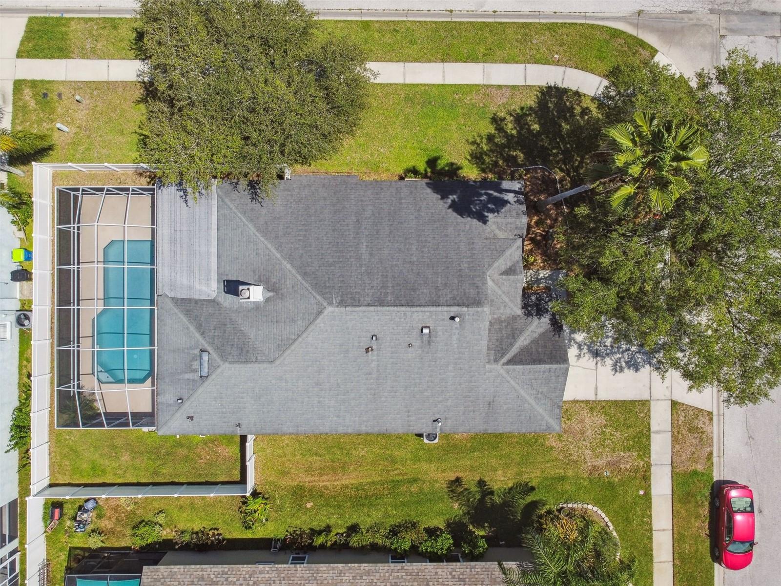 Aerial of roof