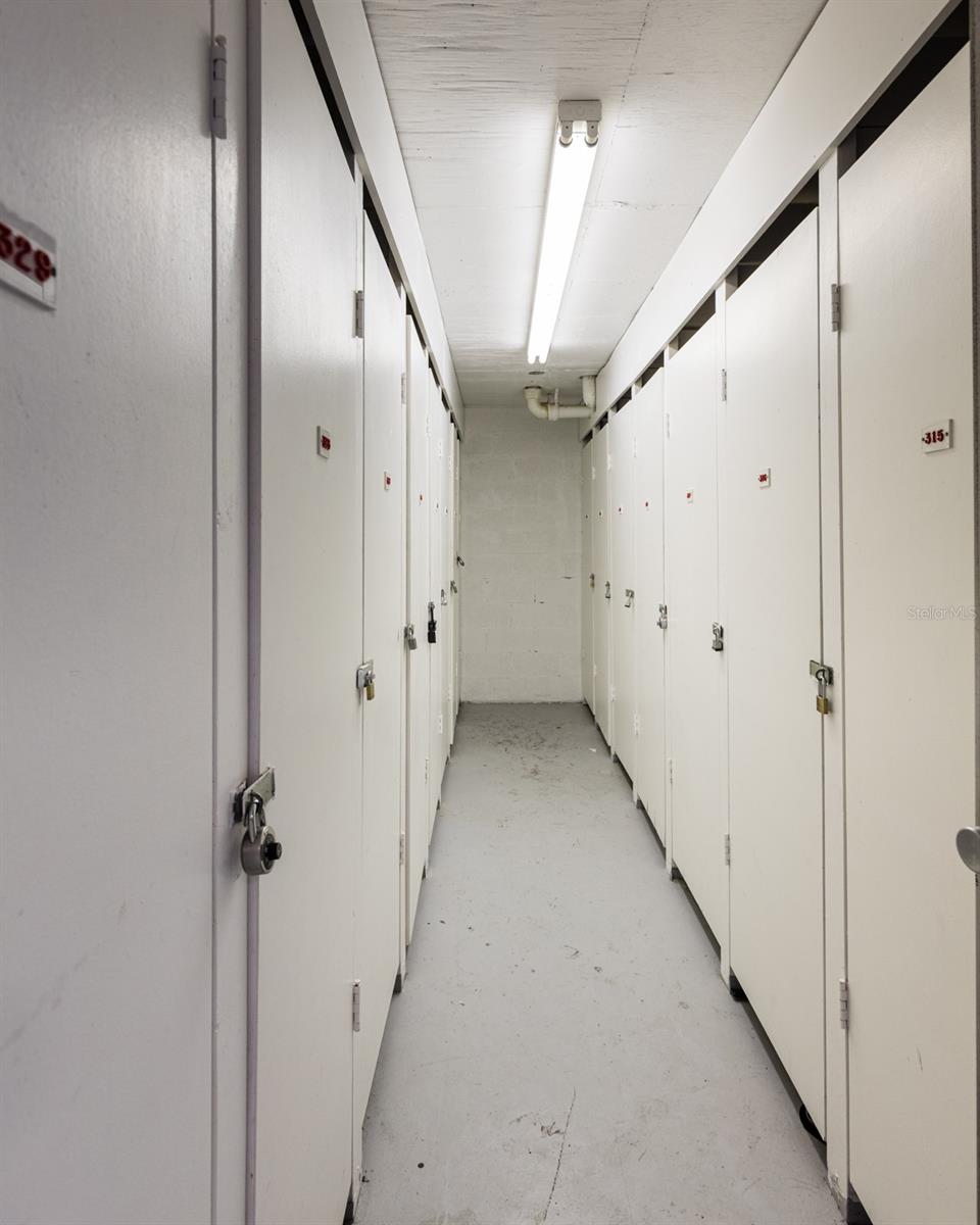 Unit has a large storage locker on 2nd floor.