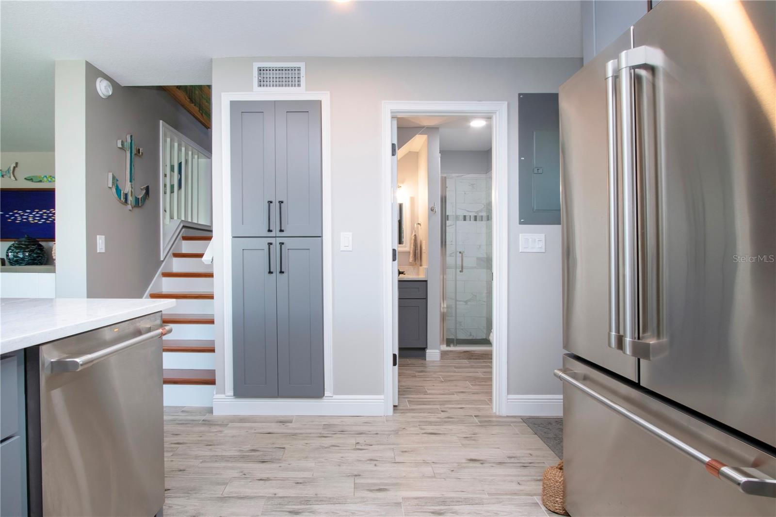 Built In Pantry - Stairway  - Full Bathroom