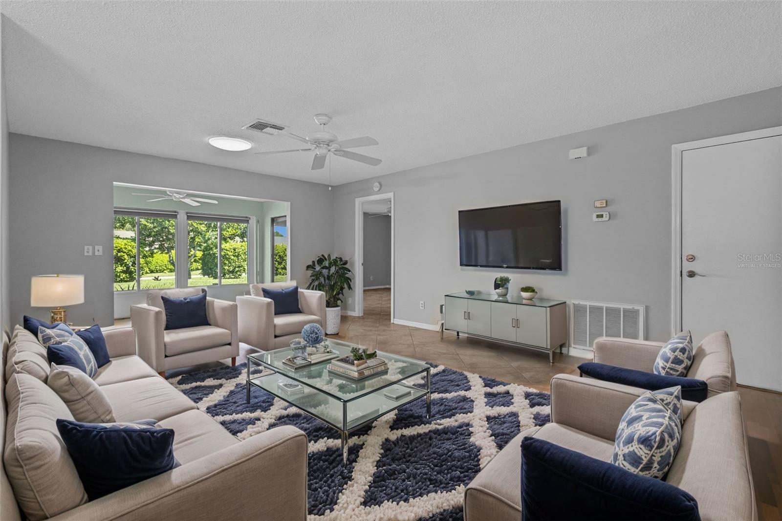 Family Room - virtually staged