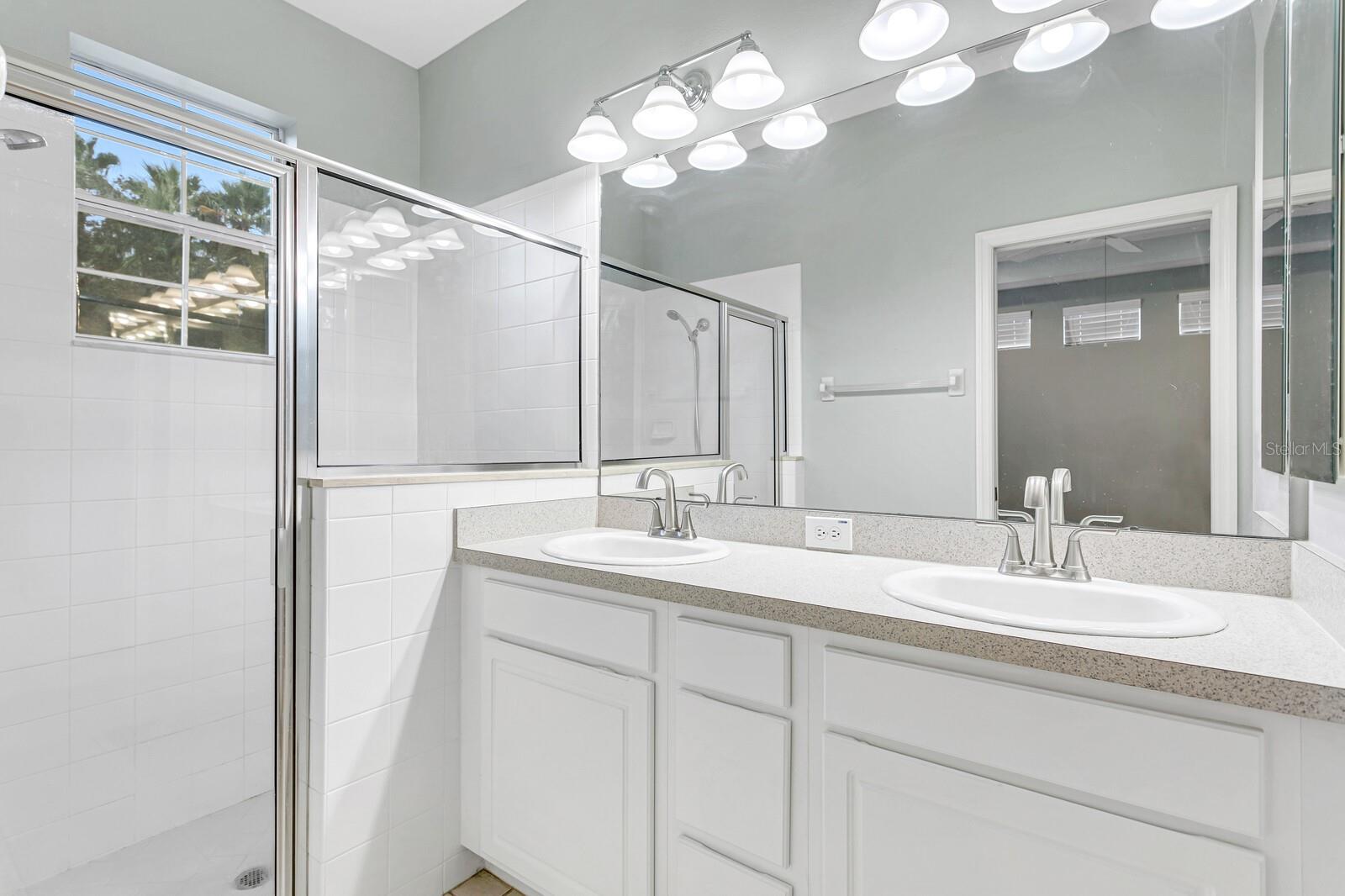 Owners Bathroom with Double Sinks