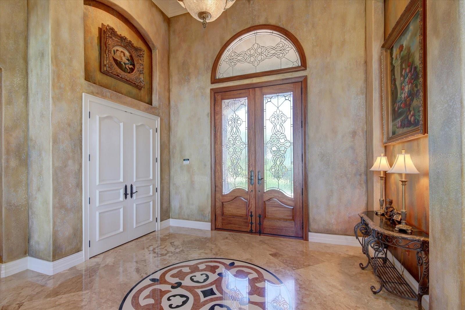 Foyer - Brazilian Mahogany Impact Front Doors