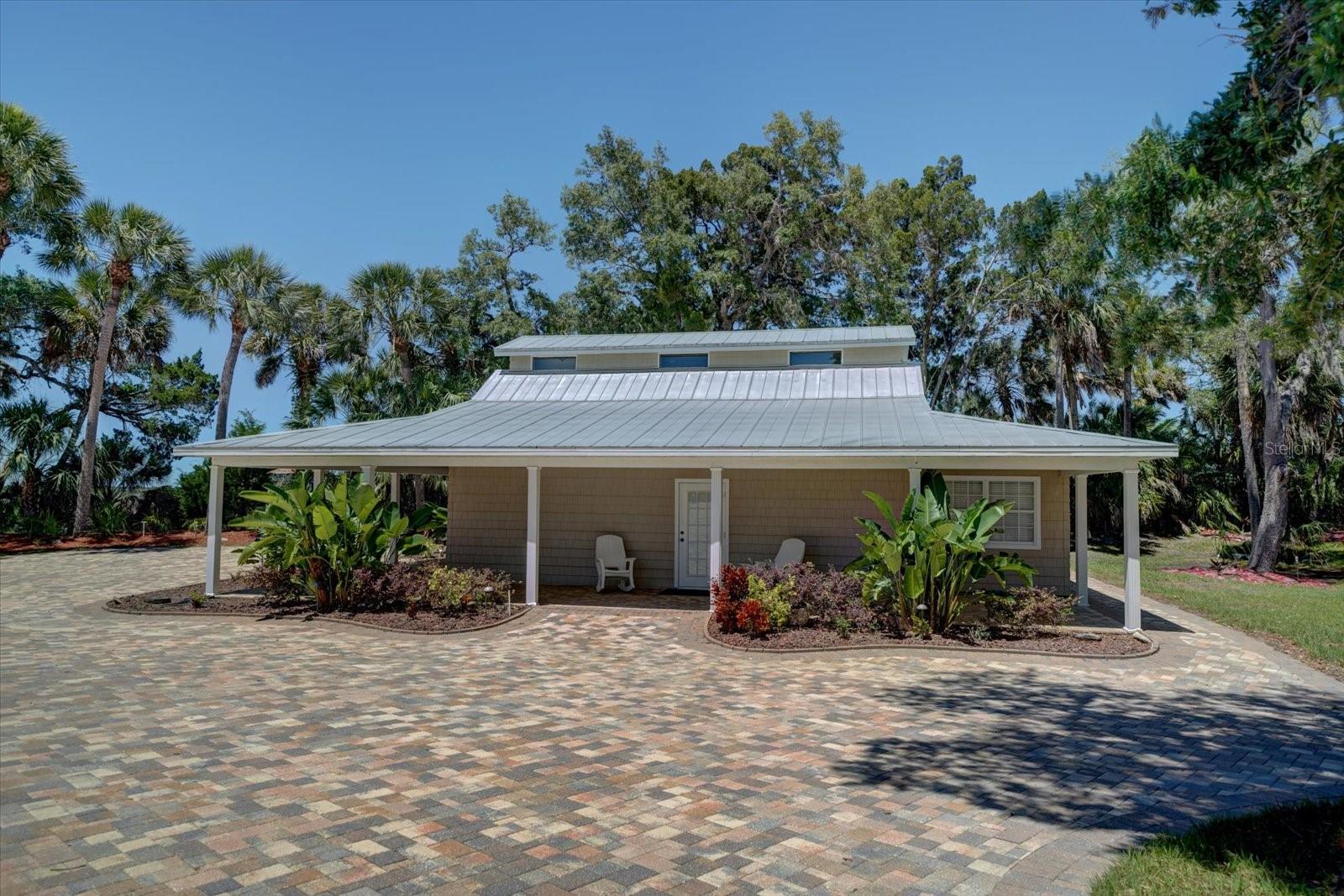 Rustic guest house, another original structure built in 1928 as a barn, is 2-bed, 1½ bath