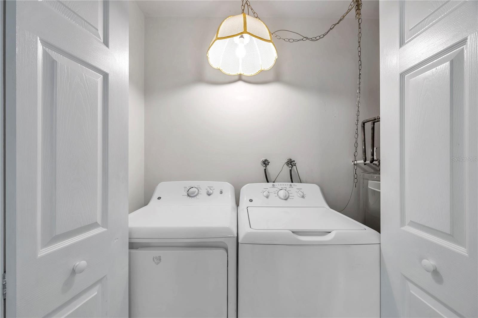 Laundry Closet in Living Rm.