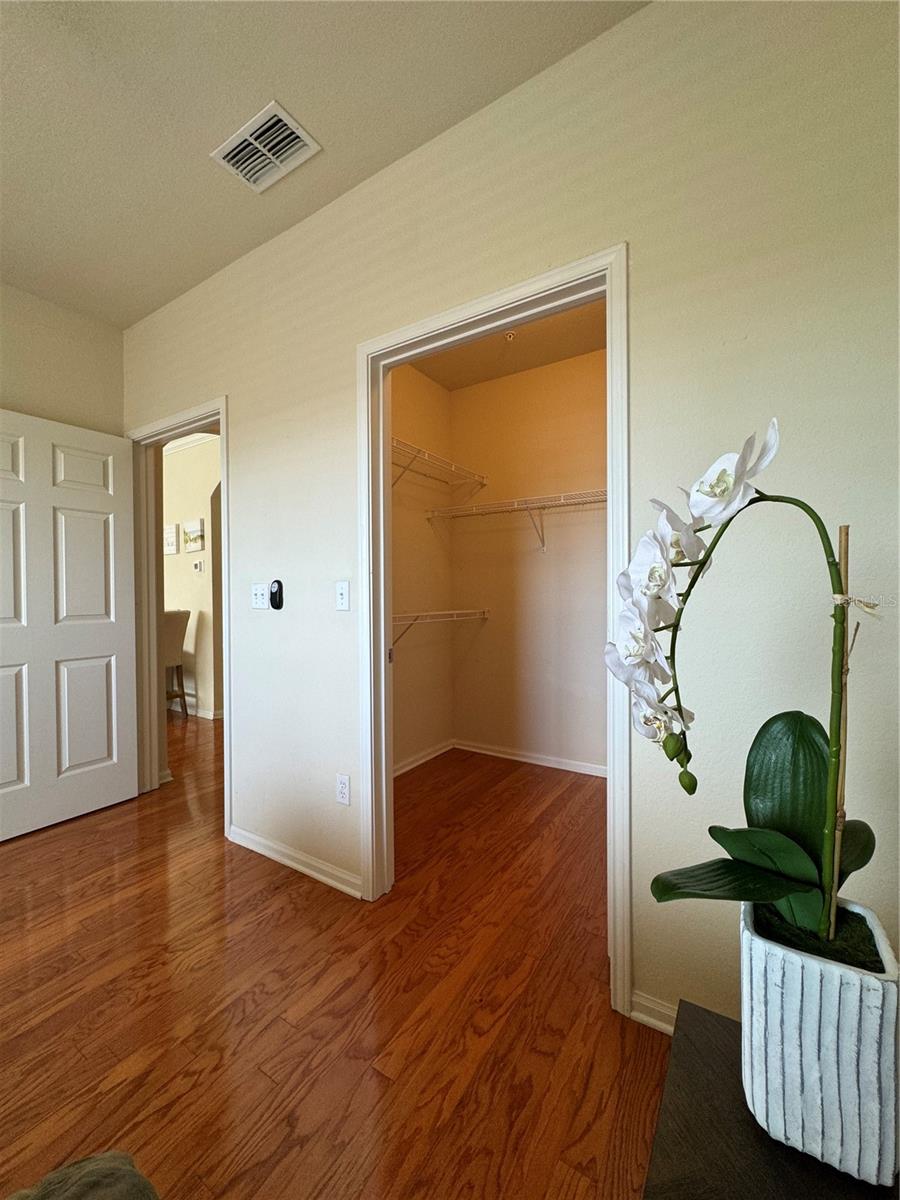 LARGE WALK-IN CLOSET