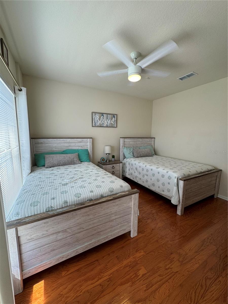 CEILING FANS IN BOTH BEDROOMS