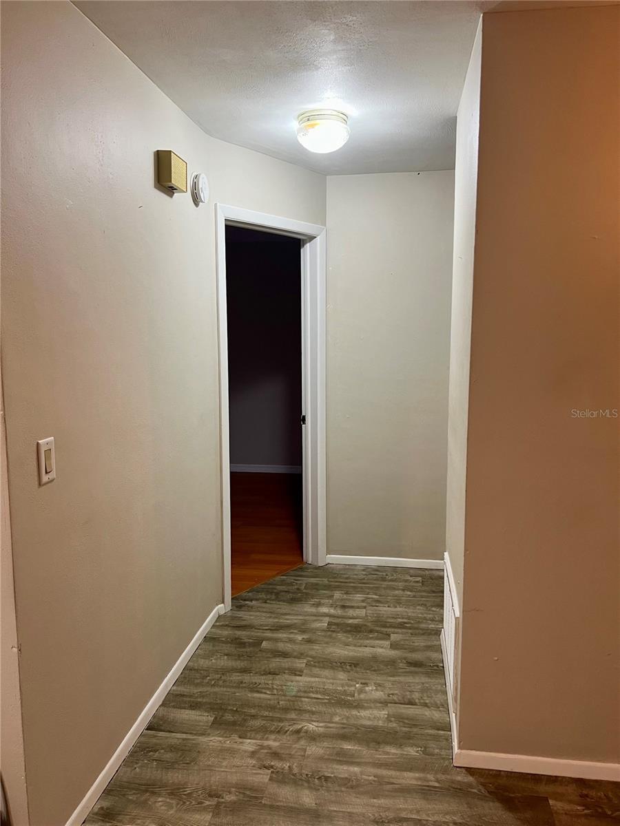 Hallway to Master and 2nd bedroom