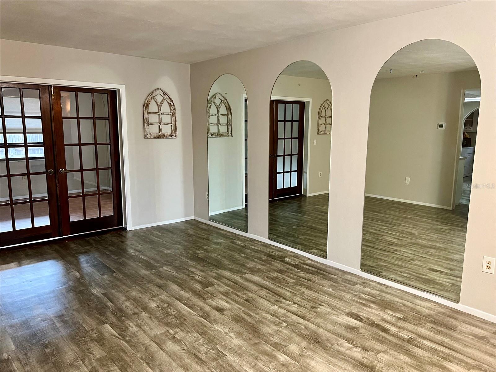 A huge dining room