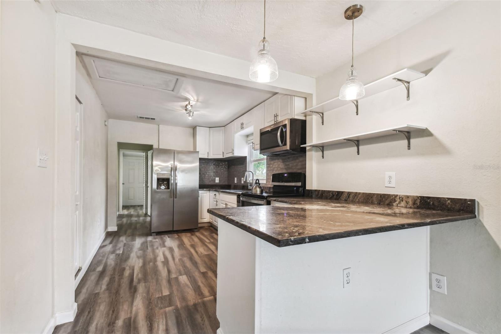 Remodeled kitchen