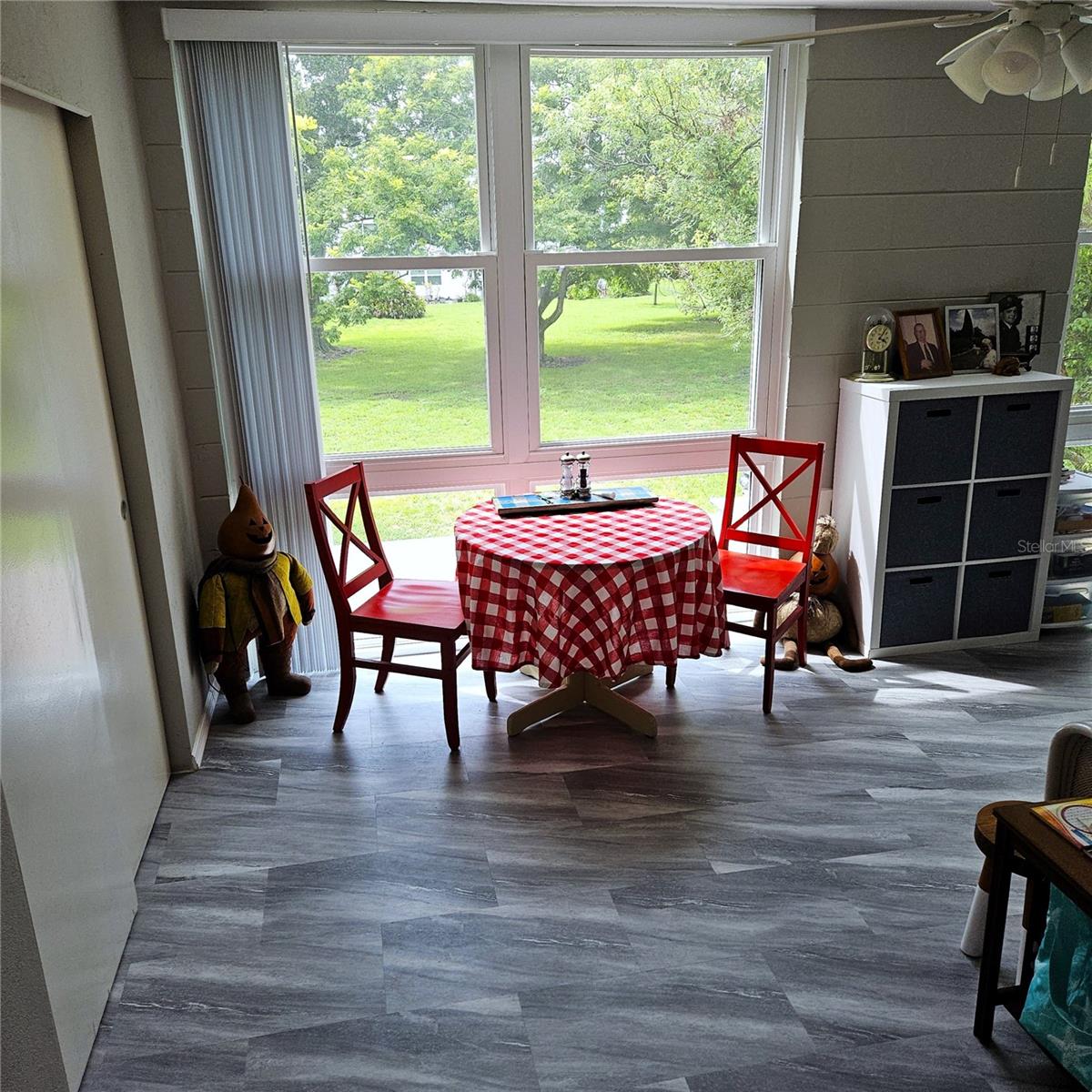 Florida Room with Floor to Ceiling Windows