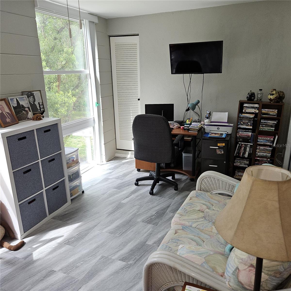 Florida Room with Floor to Ceiling Windows