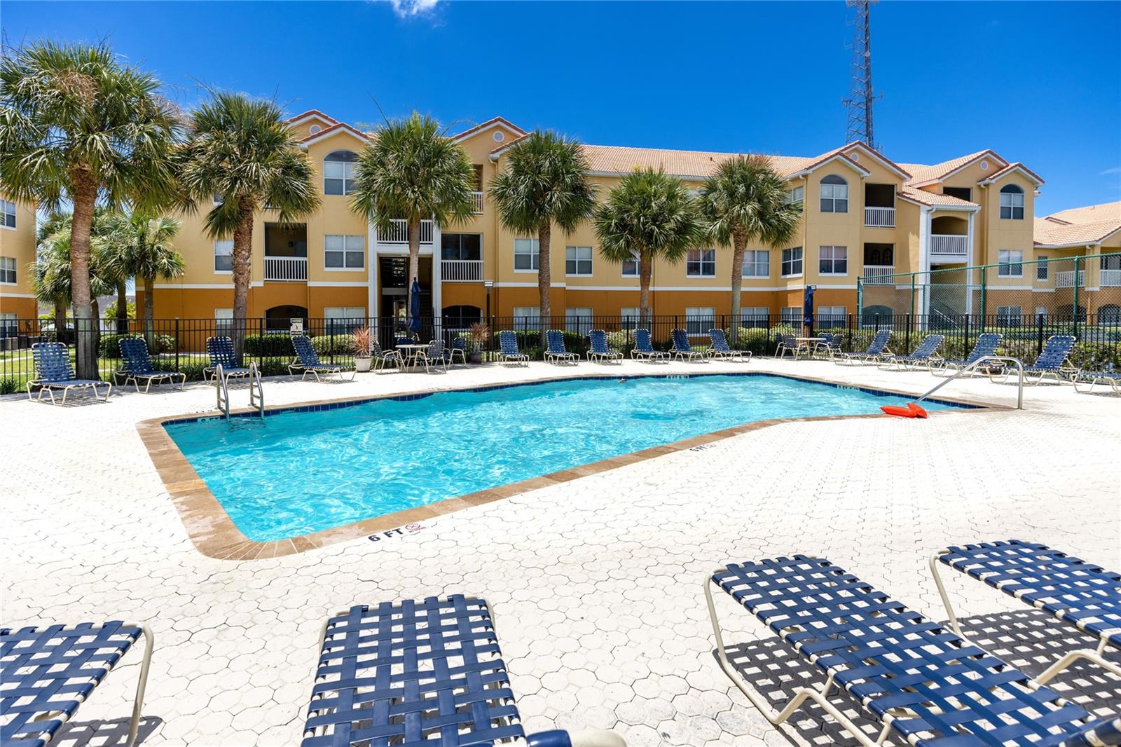 heated resort style pool