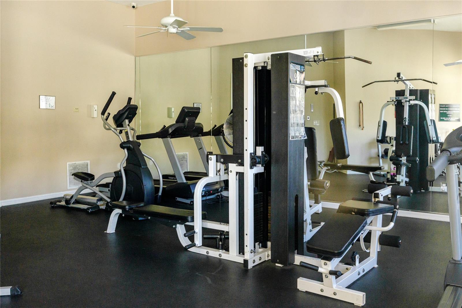 Gym at clubhouse