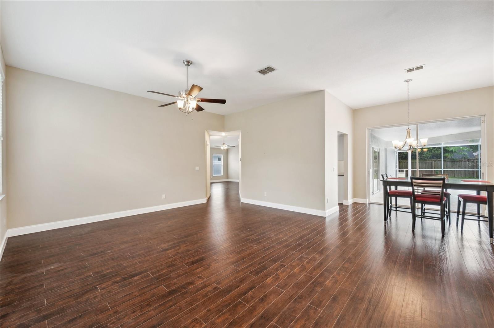 Family Room and Dining Room