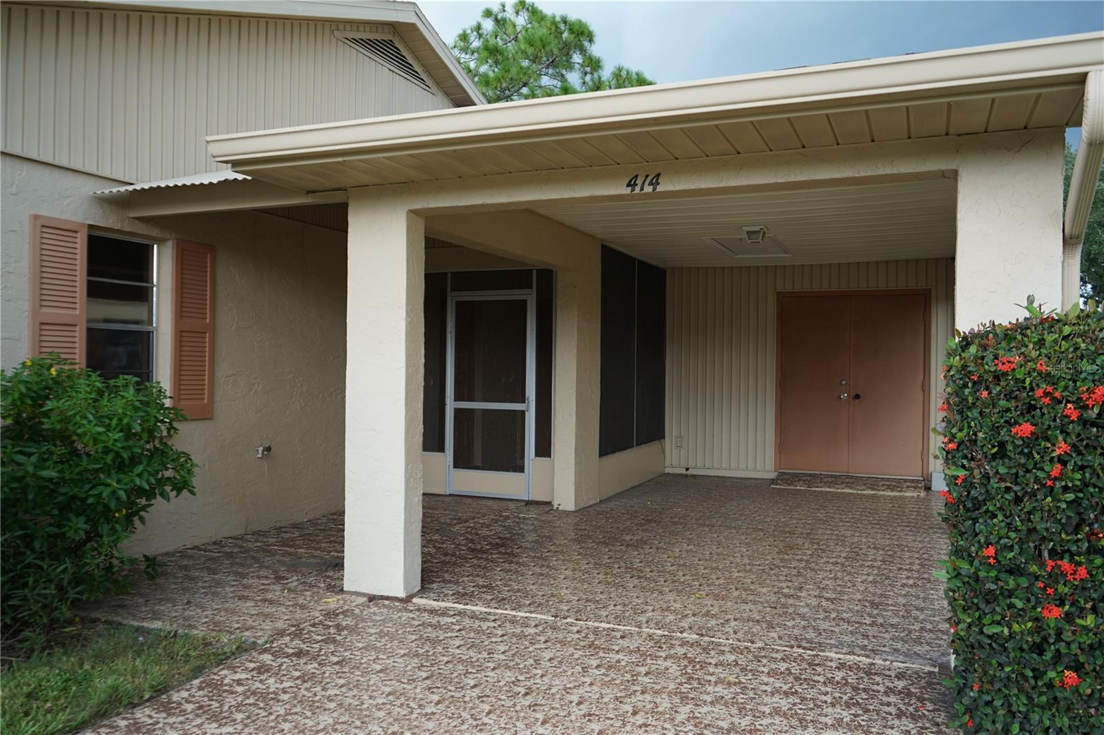 you'll have a place to sit under roof or in the screened area.