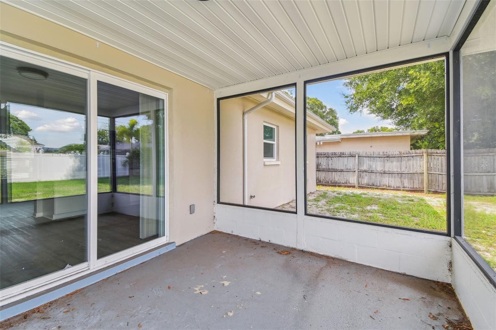 Screened porch