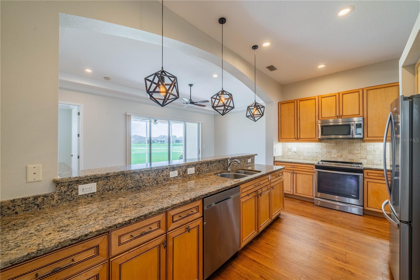 UPGRADED CABINETS AND HARDWARE WITH UNDER CABINET LIGHTING