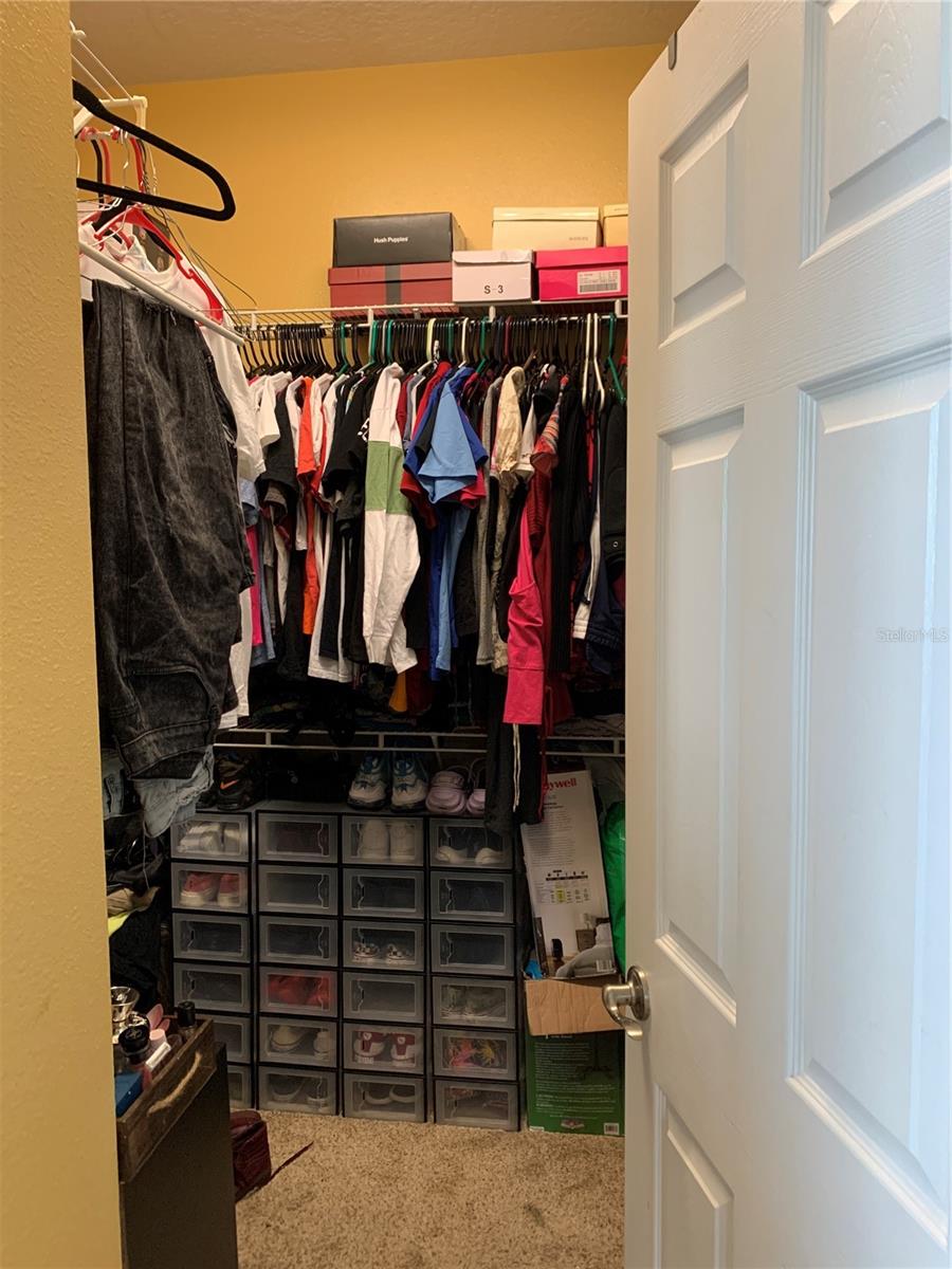 Primary walk-in closet