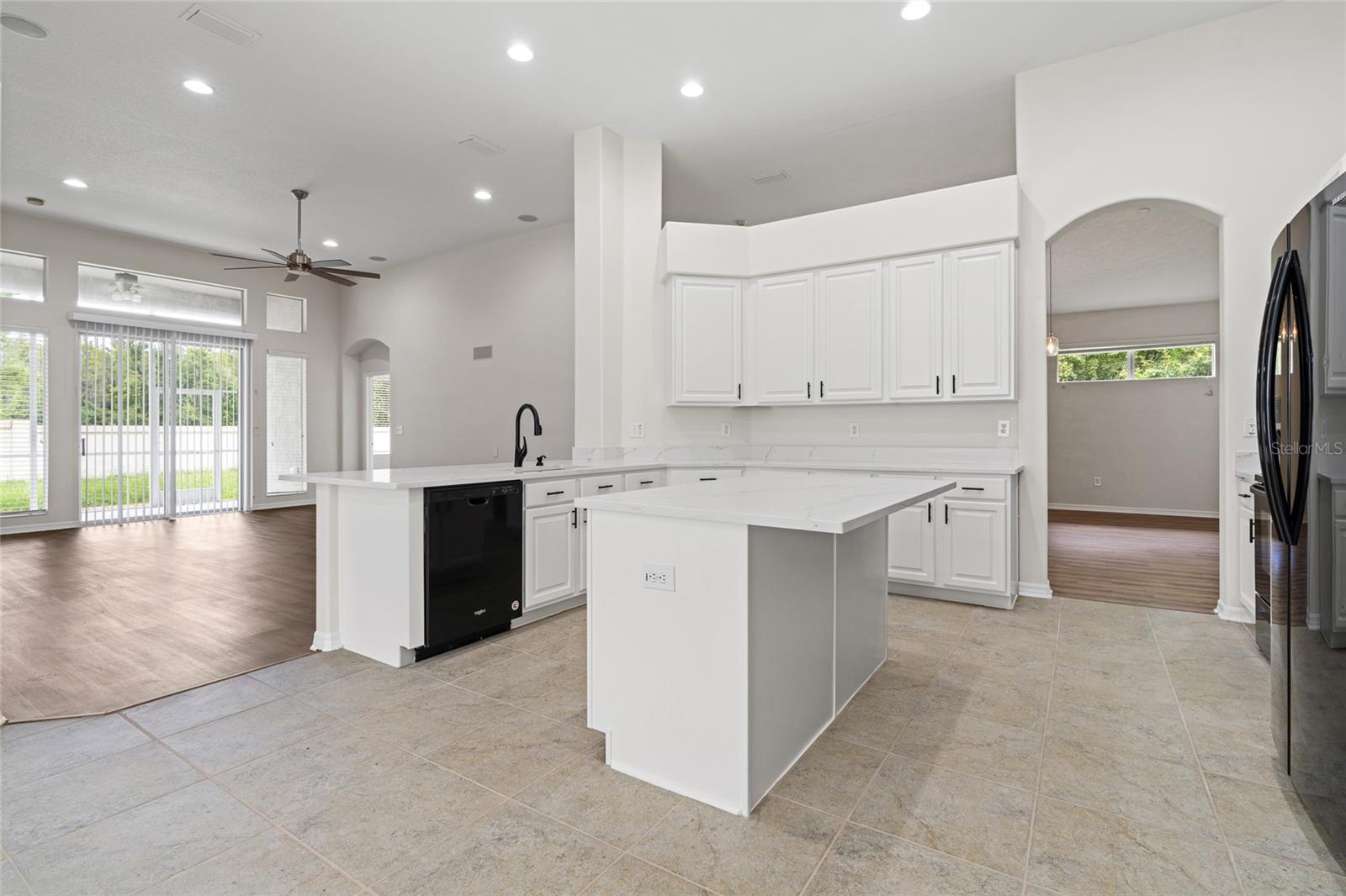 KITCHEN AND FAMILY ROOM