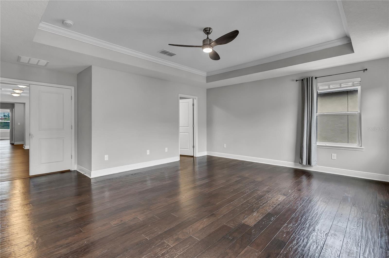 Master Bedroom with Grand Double Door Entrance