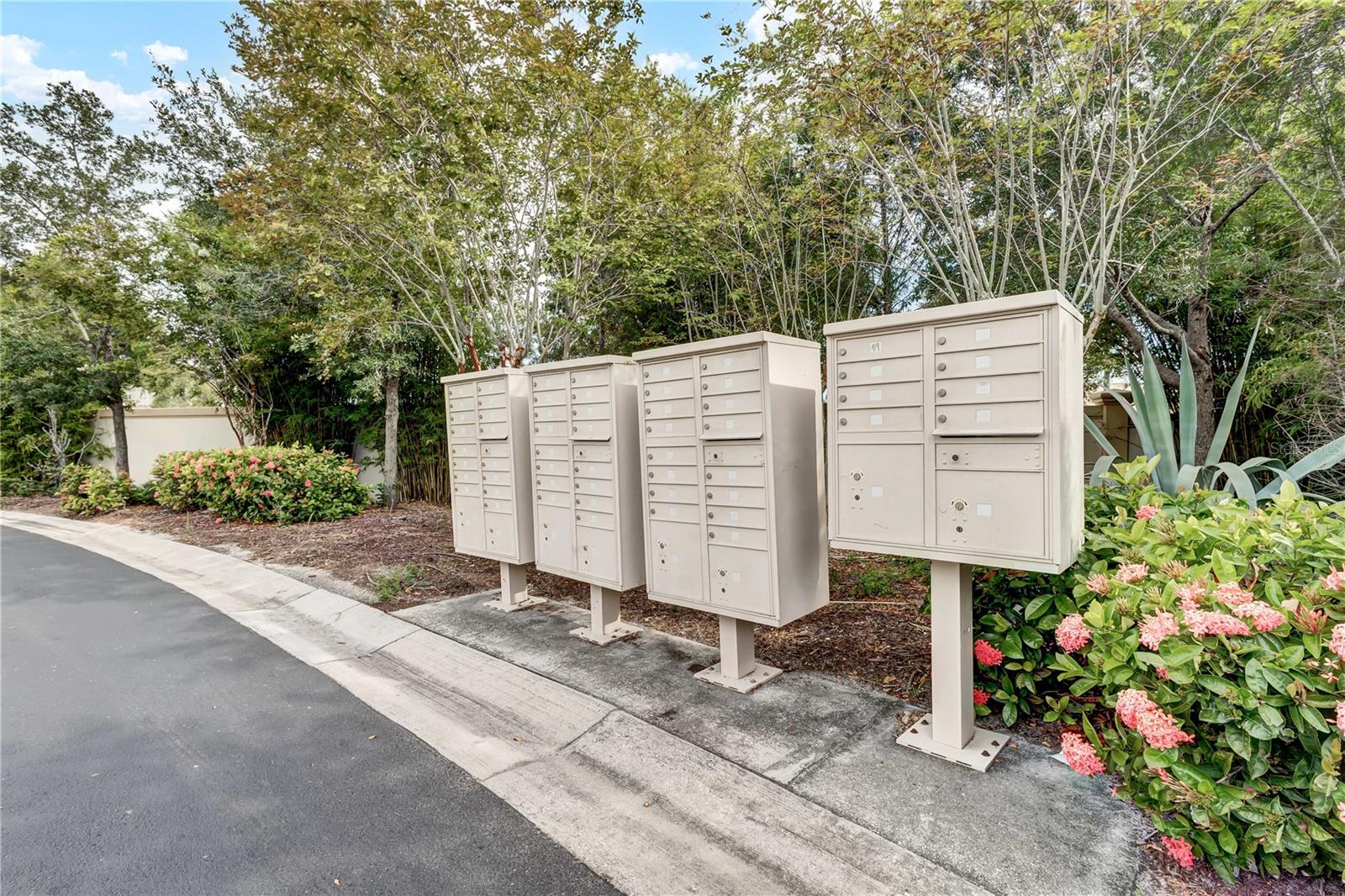 Mailbox just across from driveway~