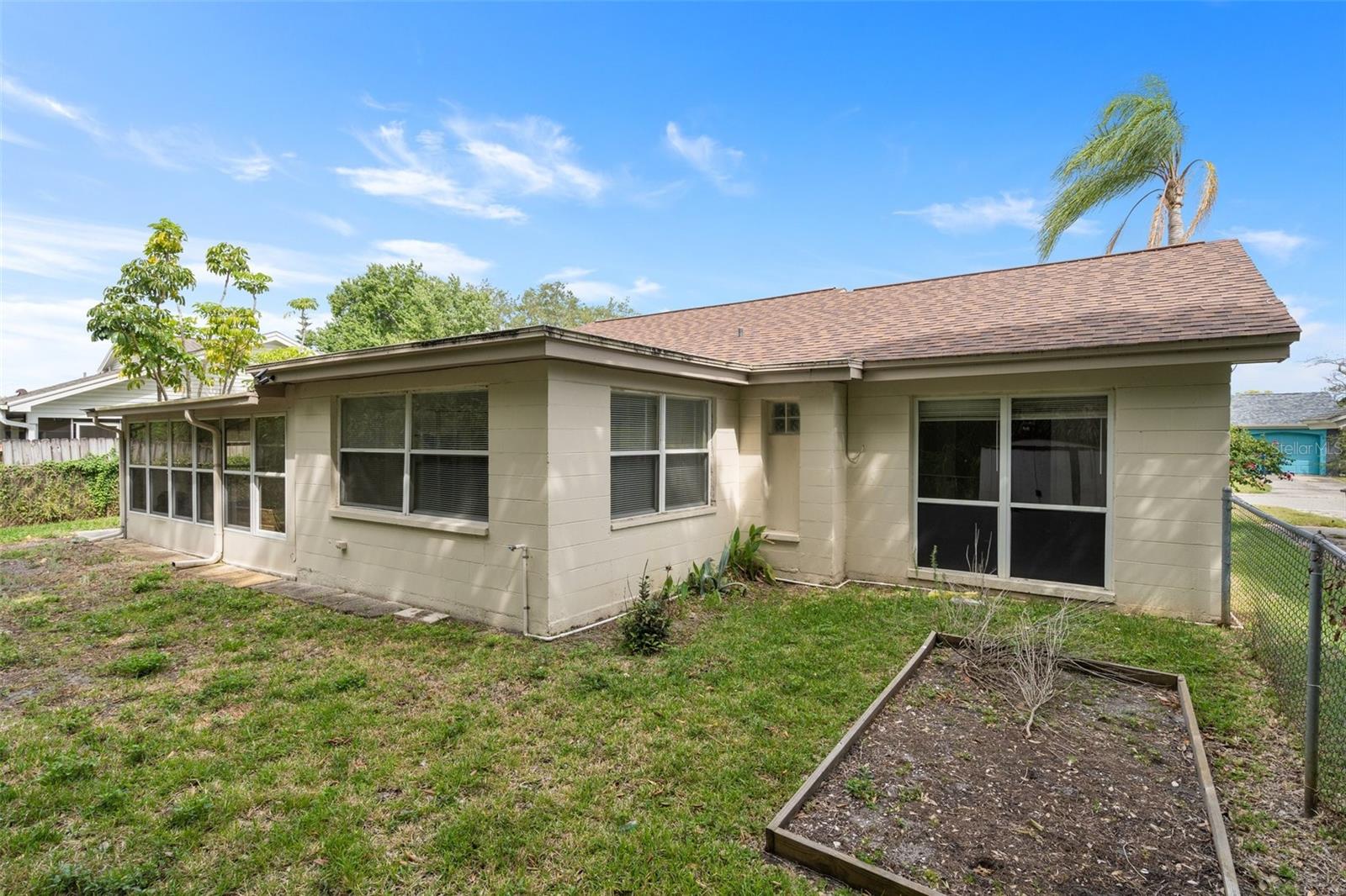 Fully Fenced Private Backyard with Storage Shed