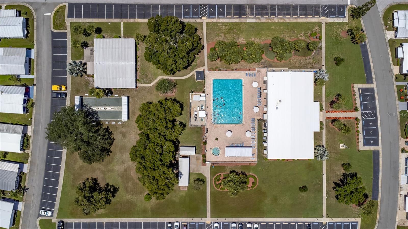 Aerial View of Pool