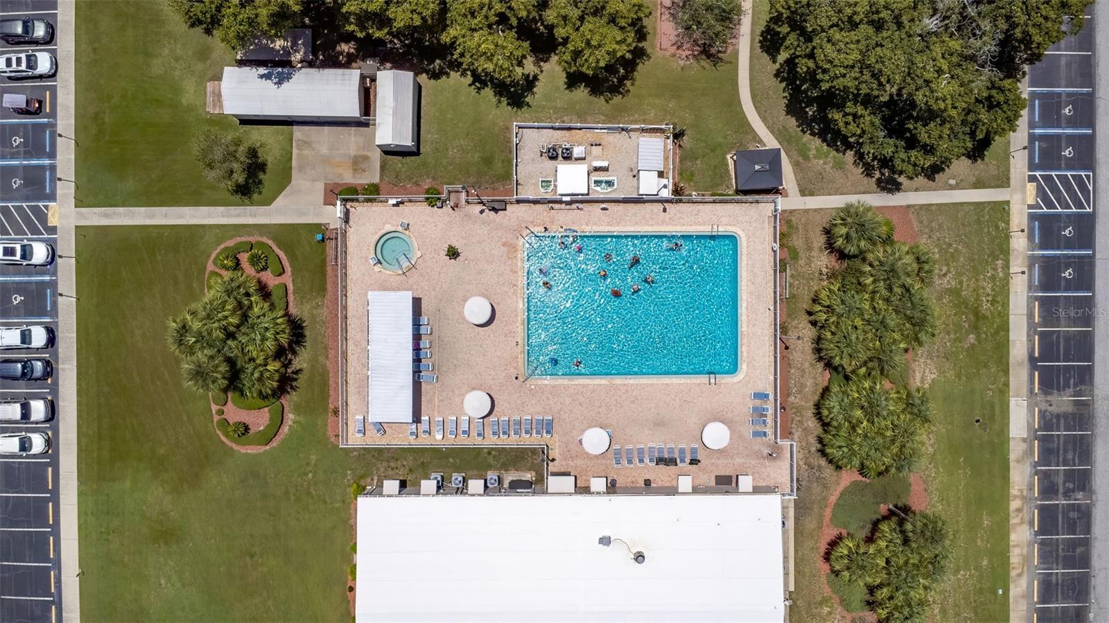 Aerial View of Pool