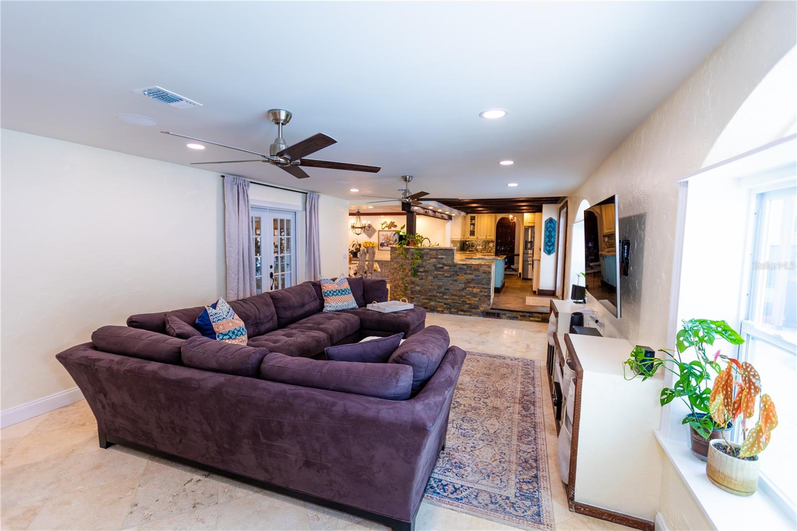 LIVING ROOM FACING KITCHEN OPPOSITE SIDE