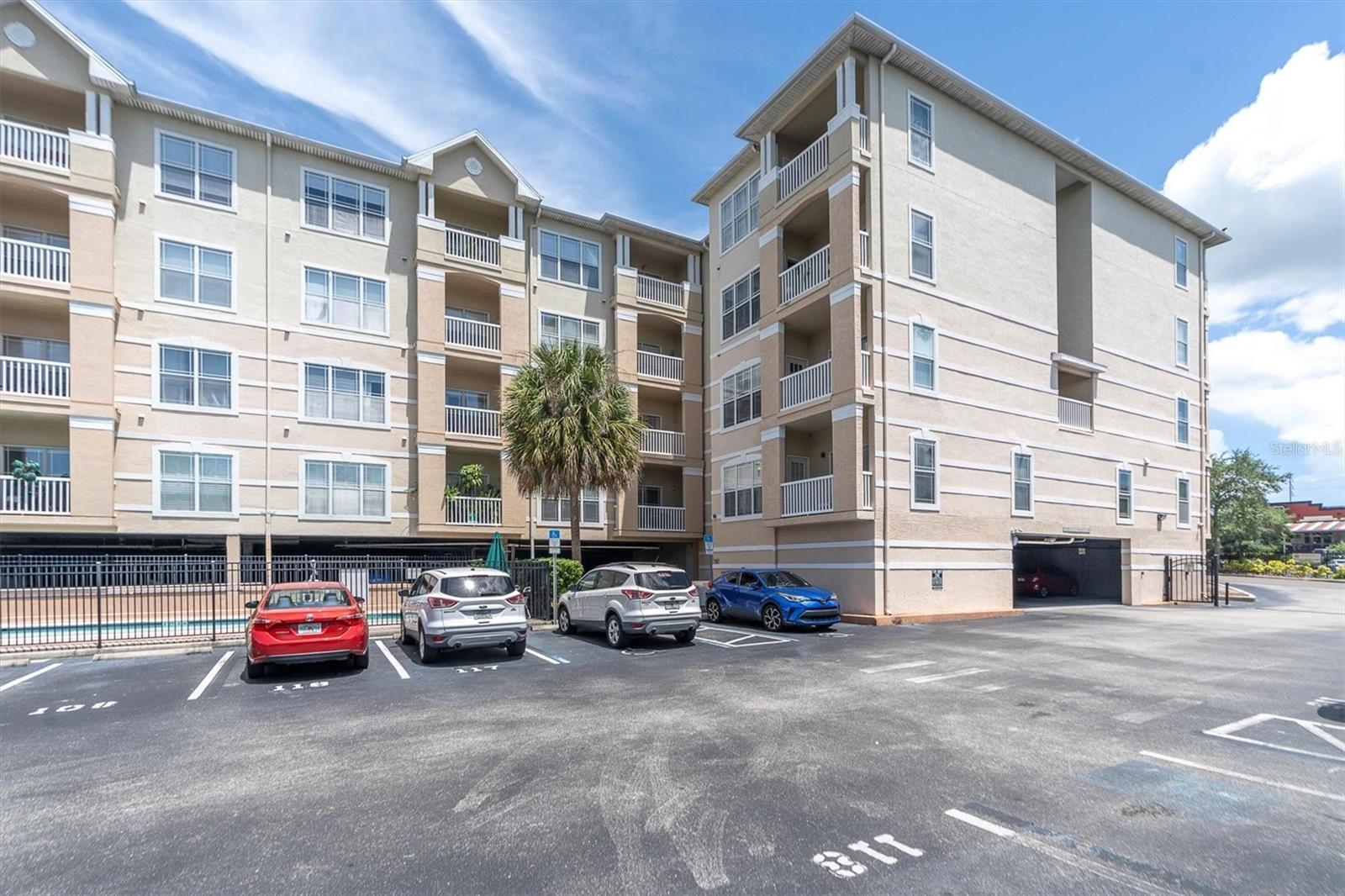 view of the condo, second floor to the right.