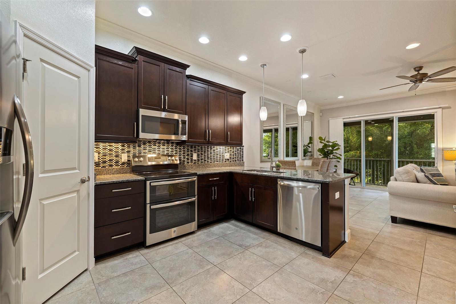 Kitchen with pantry