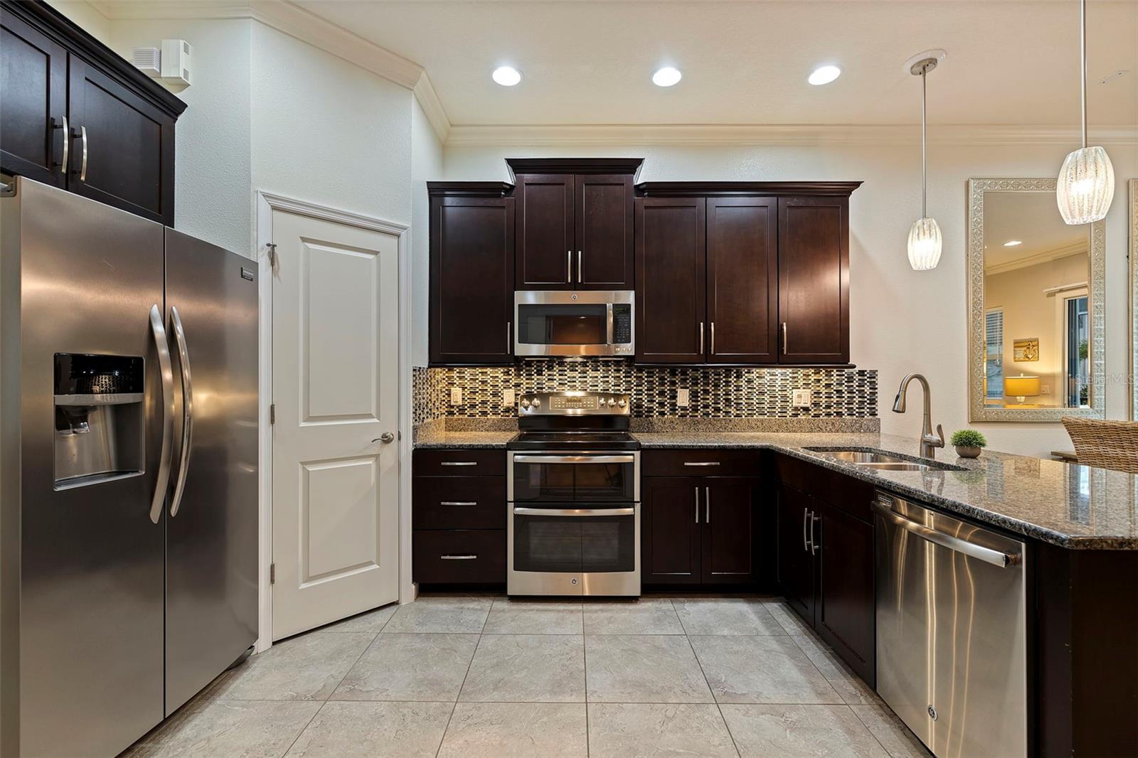 Kitchen with pantry