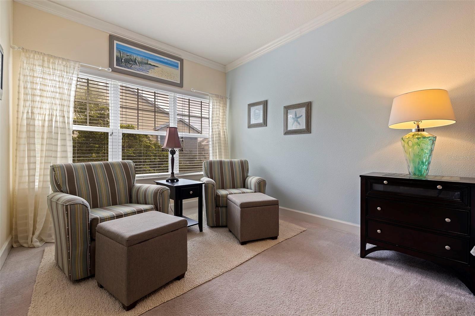 Primary bedroom sitting area