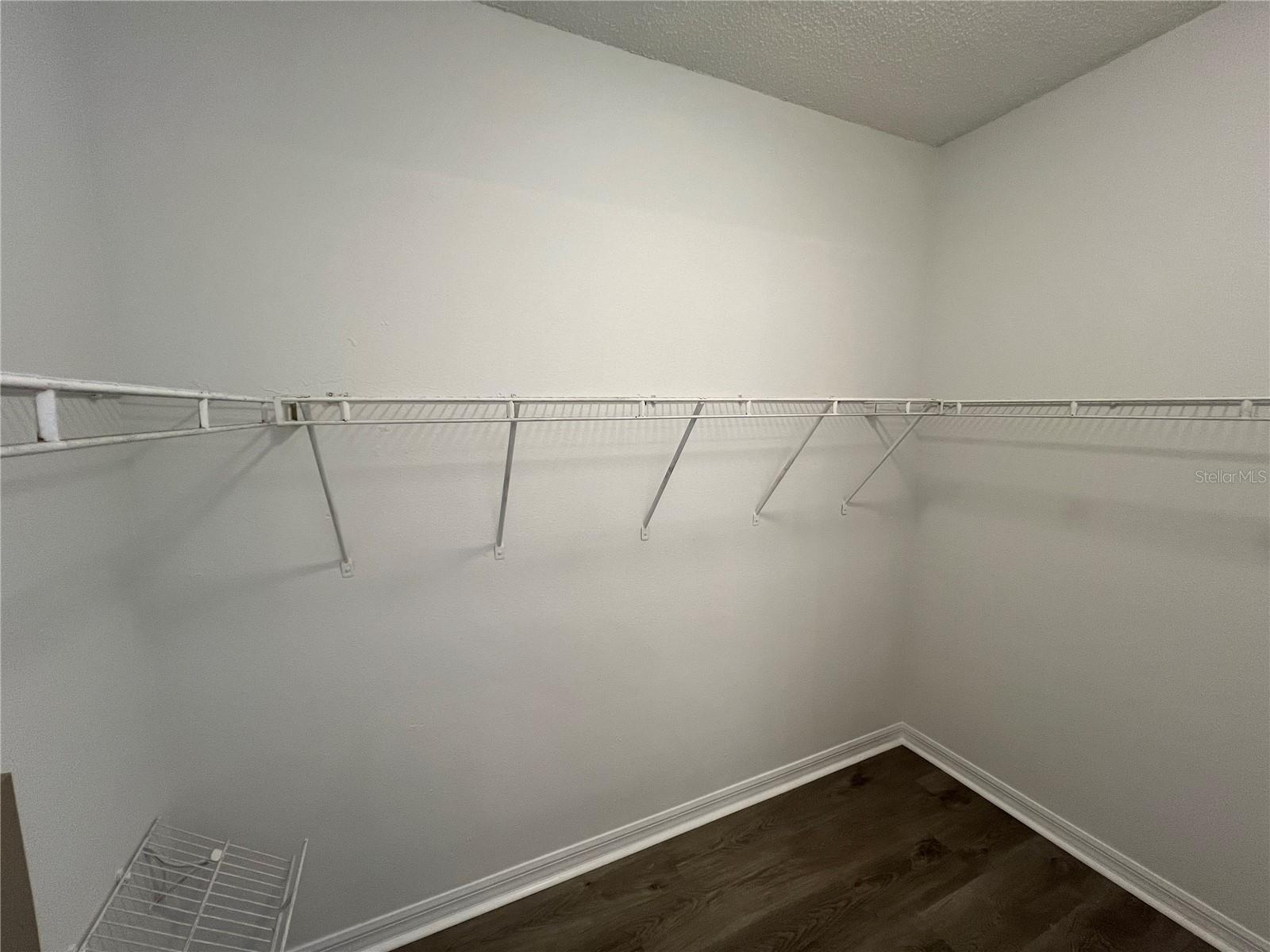 Primary walk in closet