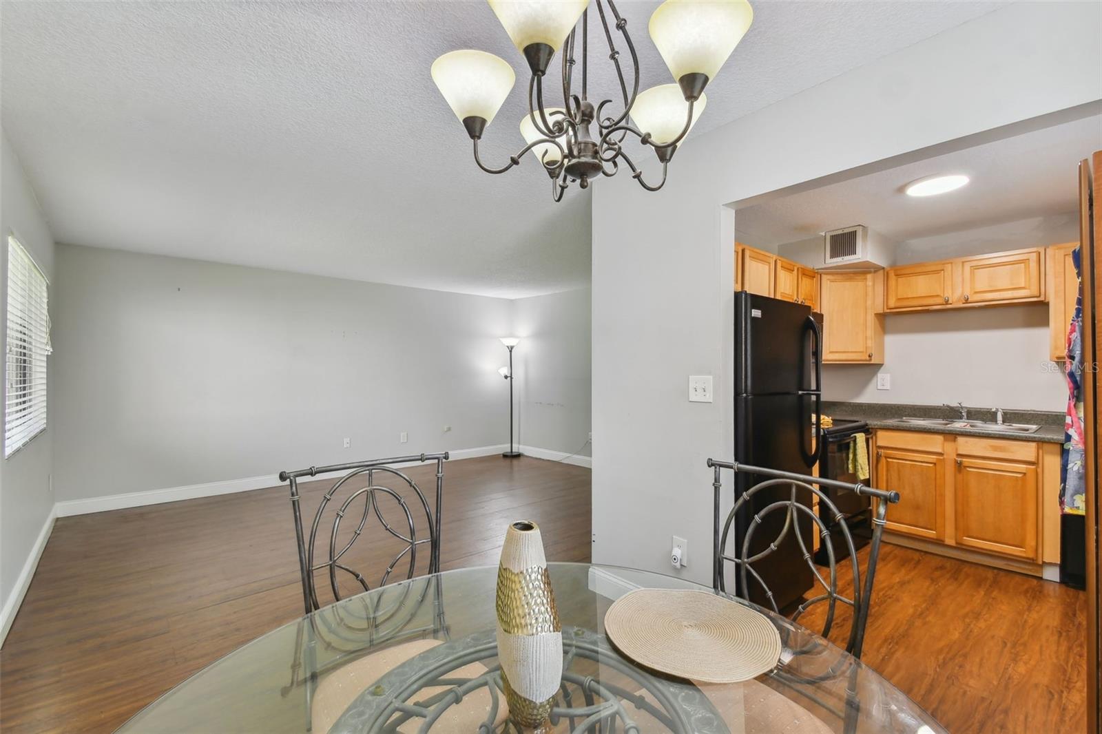 view into family room