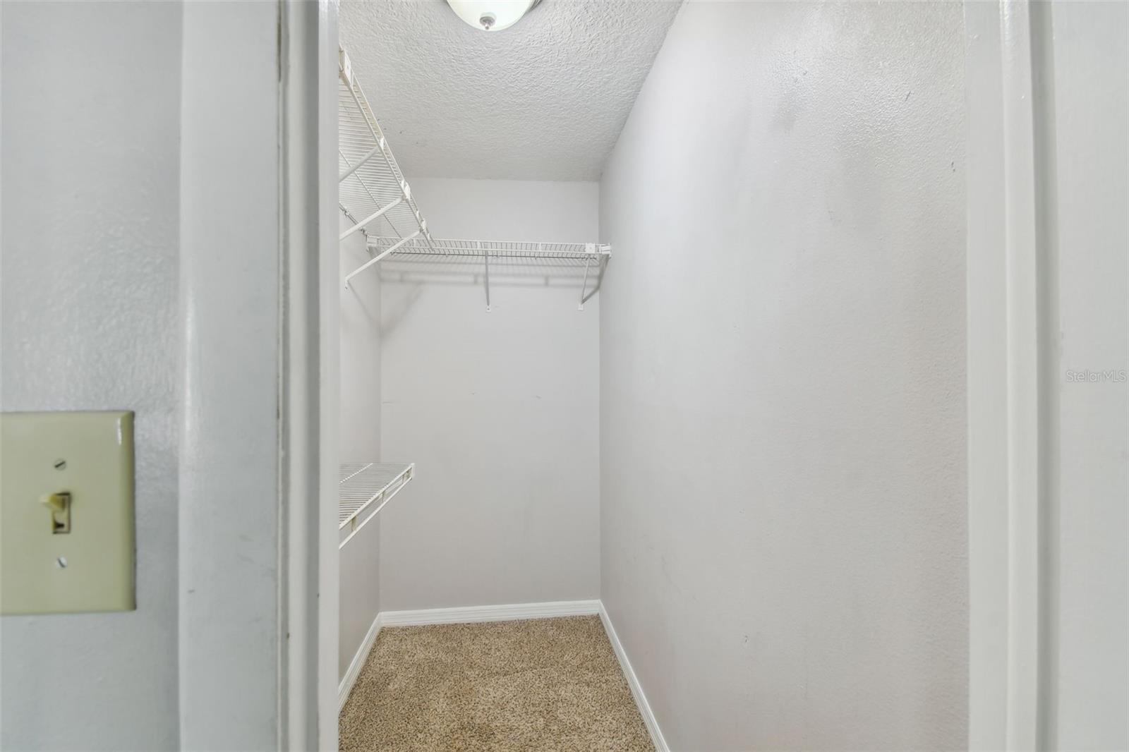 large walk-in closet