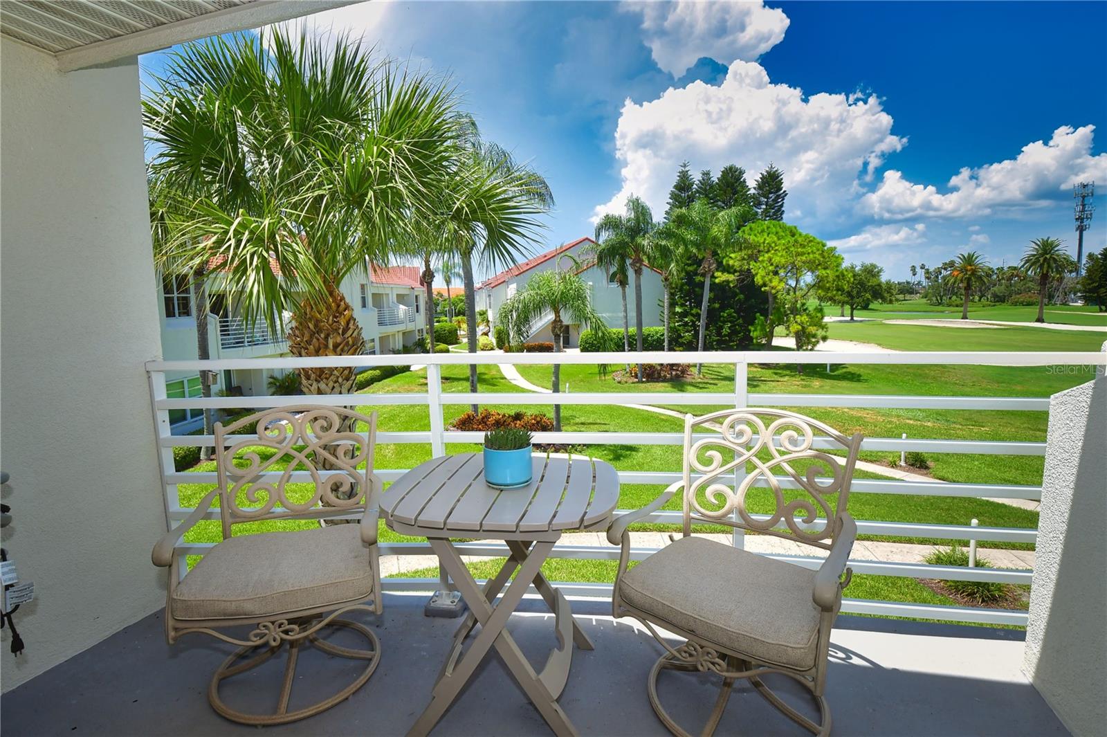 Private Balcony with Golf Course View