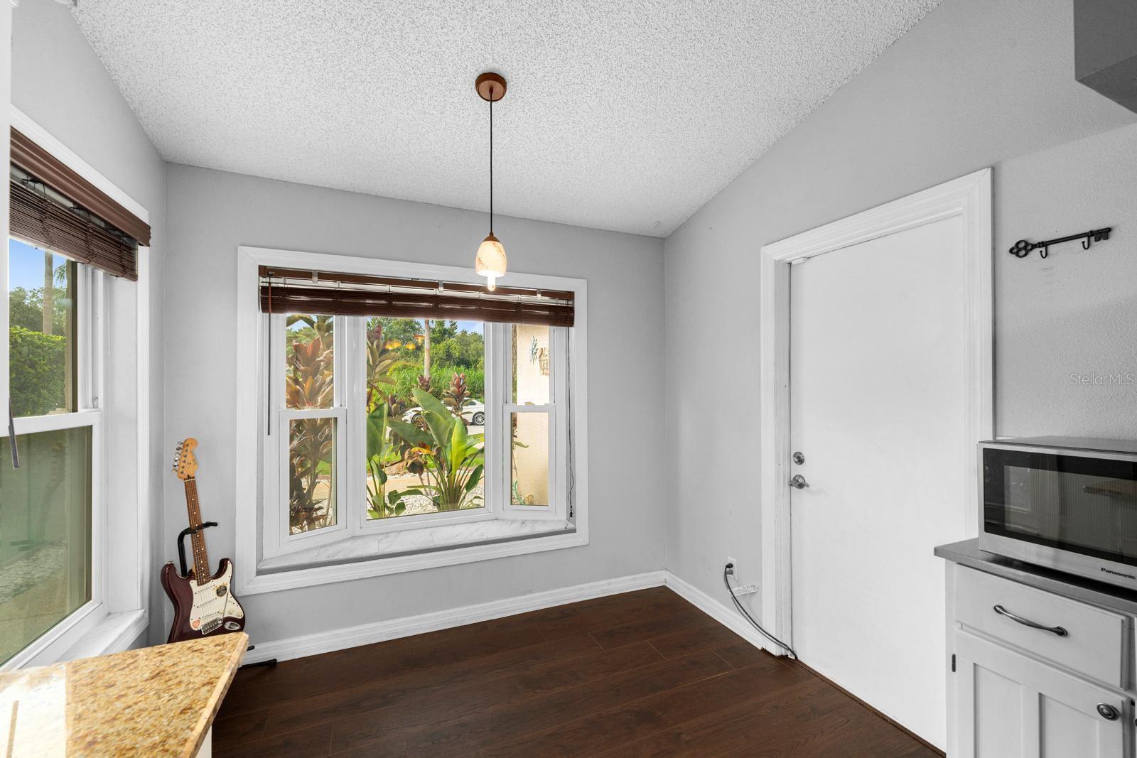 Seating area in the kitchen