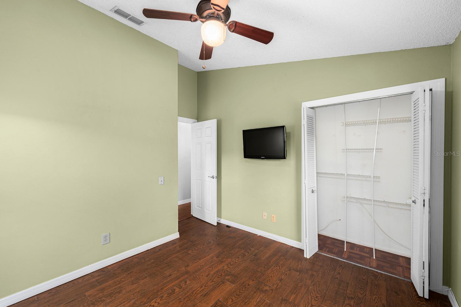 Bedroom 3 with larger closet