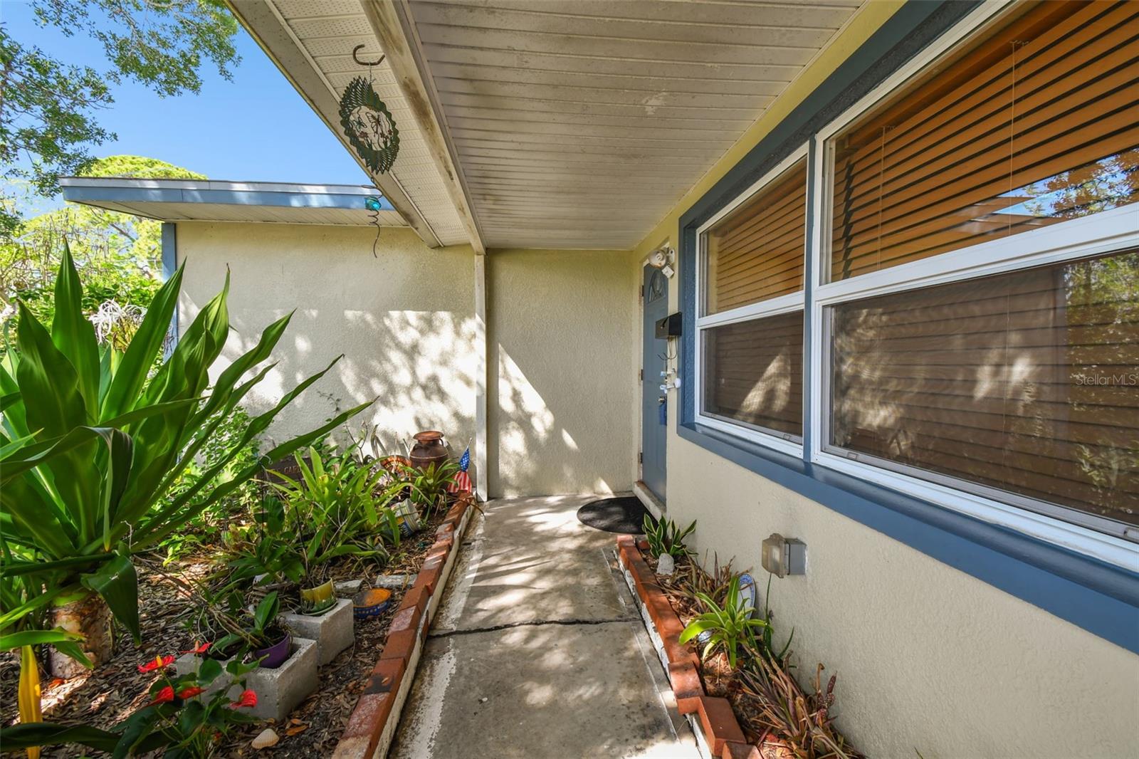 Covered front porch