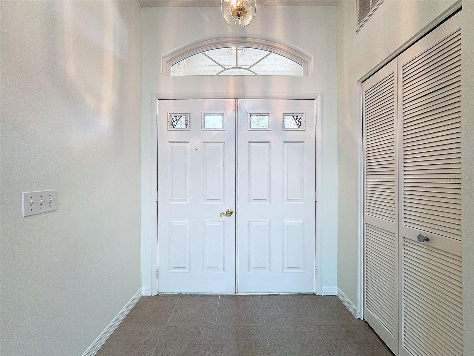 French door entry