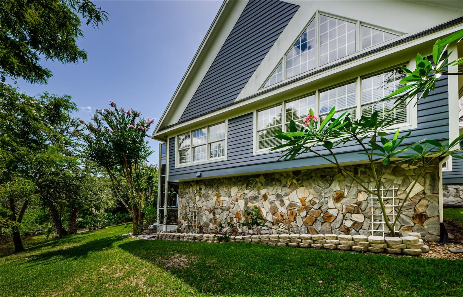 Back of house looking over Curlew Creek.