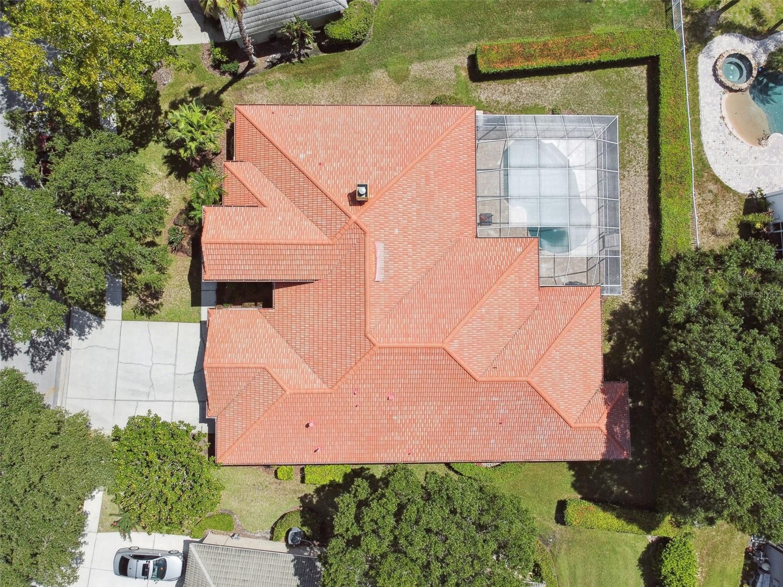 AERIAL VIEW OF THE HOME