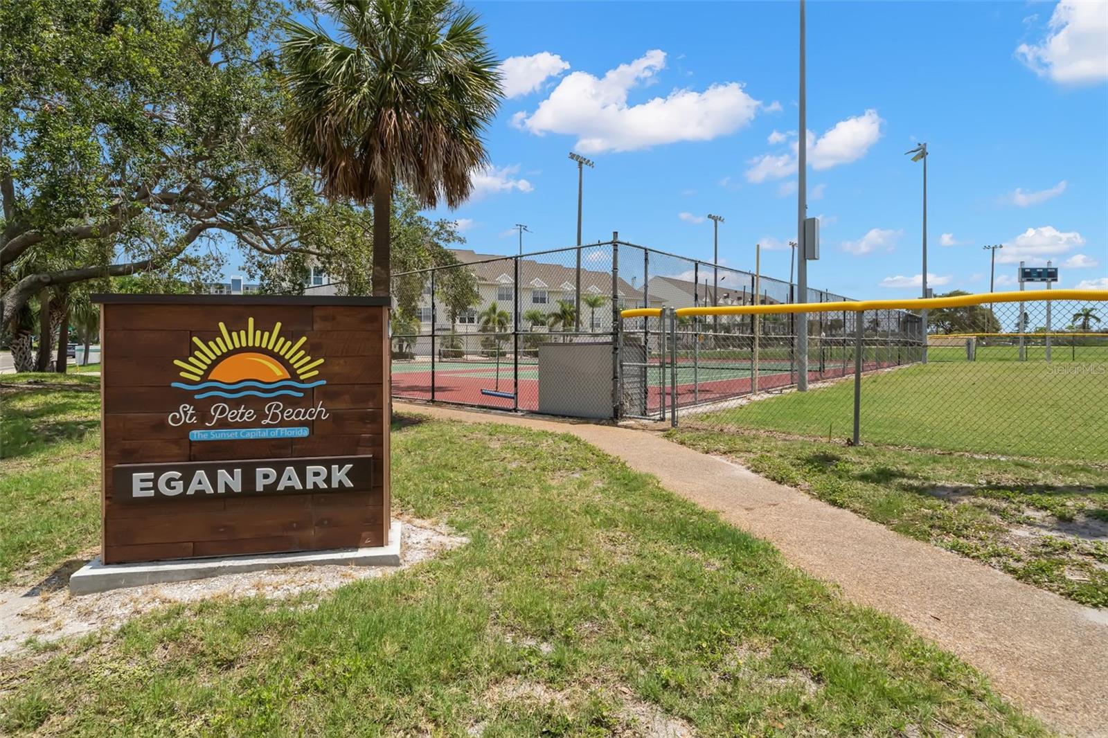 Egan Park and Field adjacent to Captiva Cay