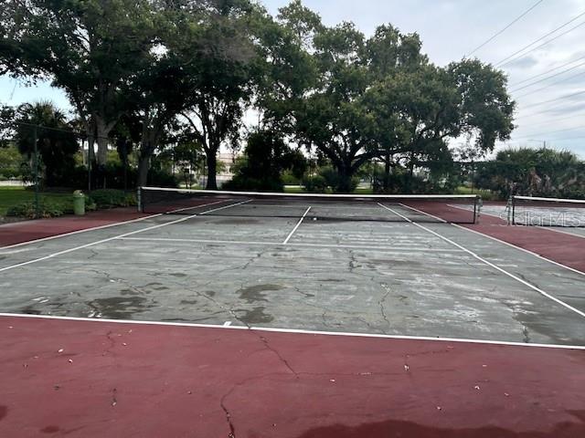 Community tennis courts