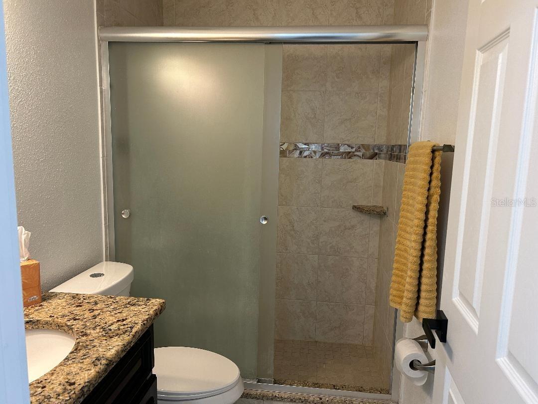 Guest bath with walk-in shower