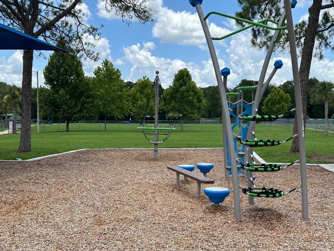 Open climb area, Small & Large dog park in rear