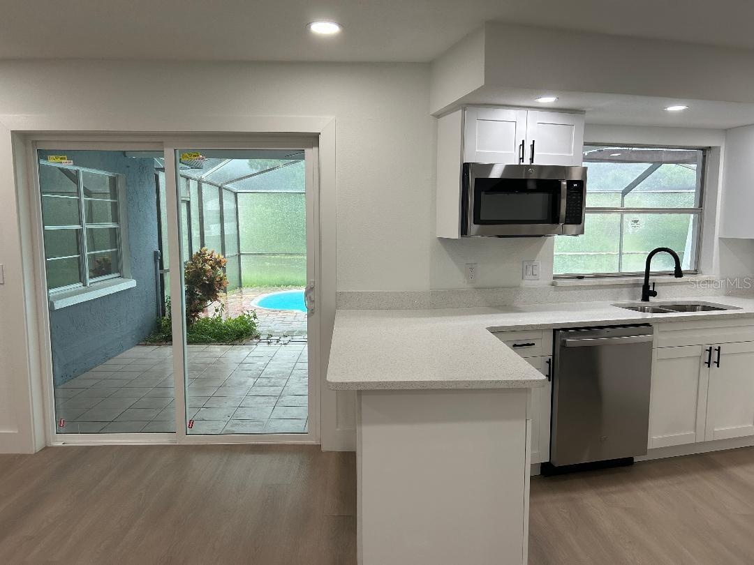 Kitchen to outside lanai